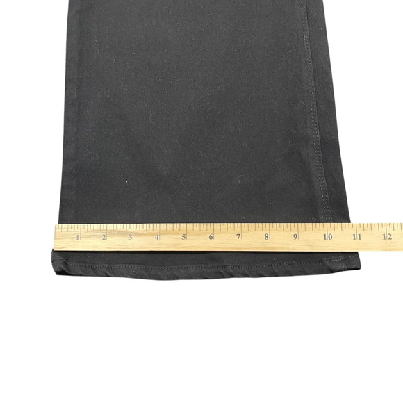 Az Denim Flare Jeans Black Stretch Bell Bottom Comfort 20W Slimming Curvy Boot - Picture 3 of 10